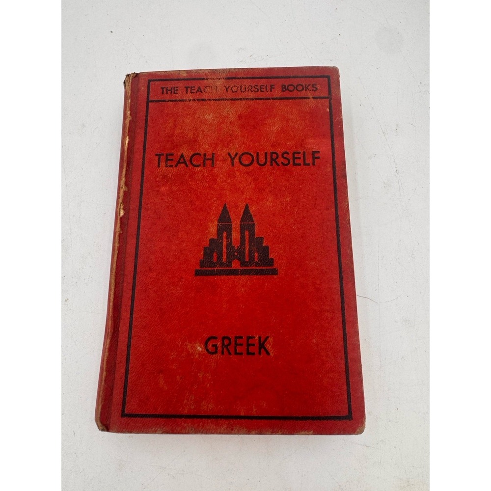 Vintage Teach Yourself Greek Kinchin Melluish Hardcover David McKay Language